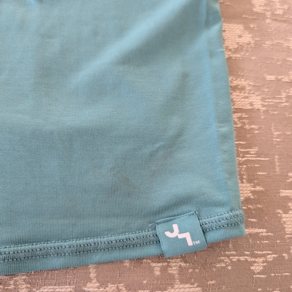 JoyLab Teal Short Sleeve Crop Top NWOT - Picture 7 of 8